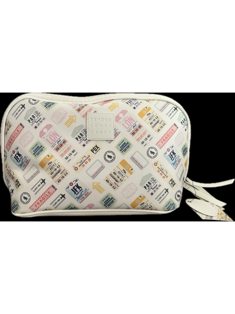 Tender Love + Carry Toiletry Bag Travel Bag Airport Airline City Code Bag Tags